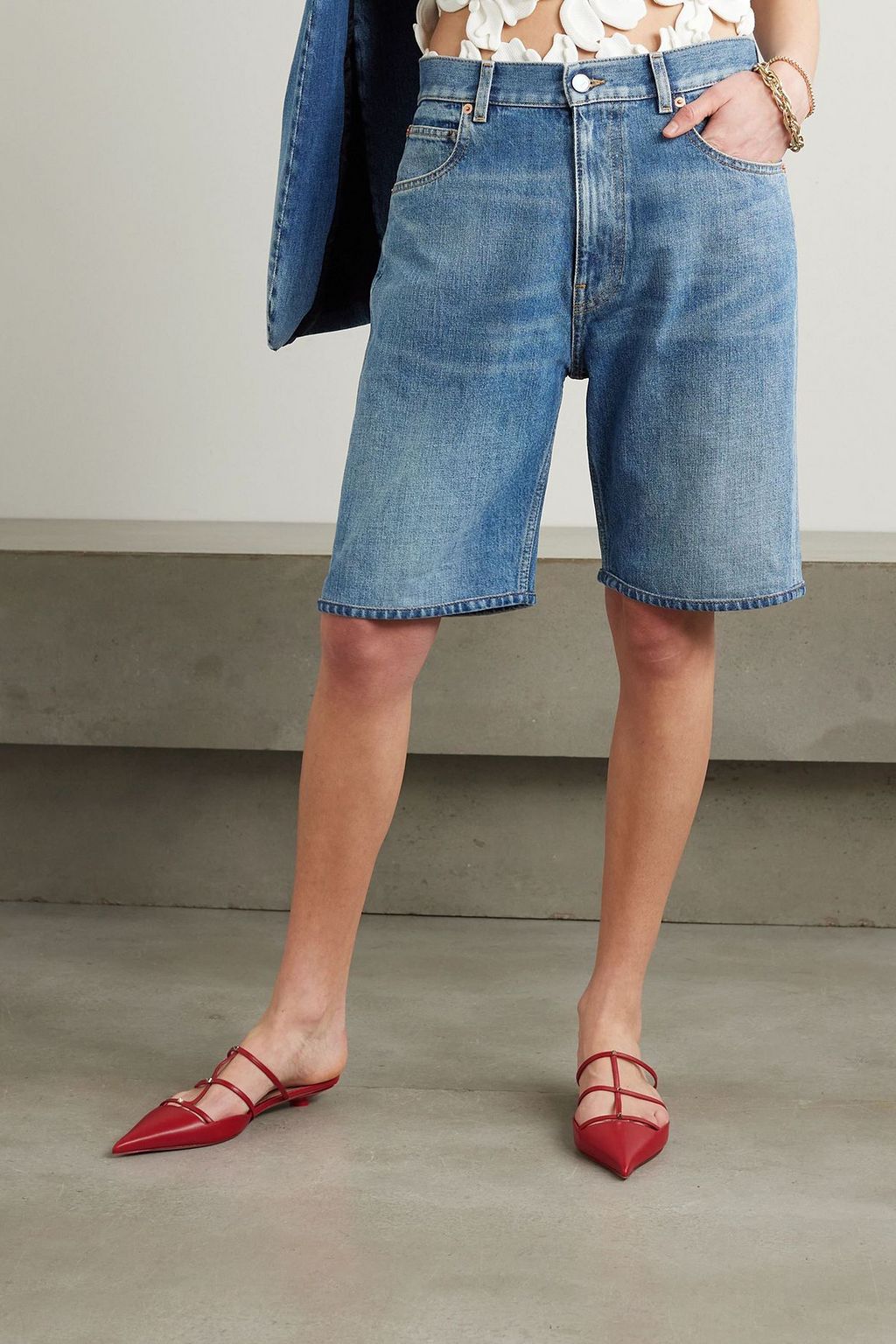 VALENTINO GARAVANI デニム ショートパンツ