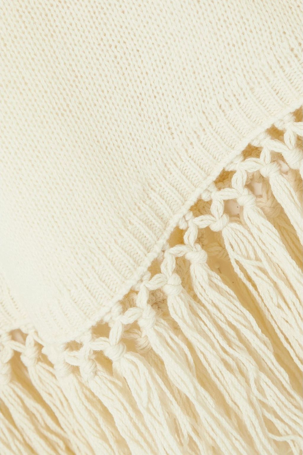 VALENTINO GARAVANI Fringed wool sweater