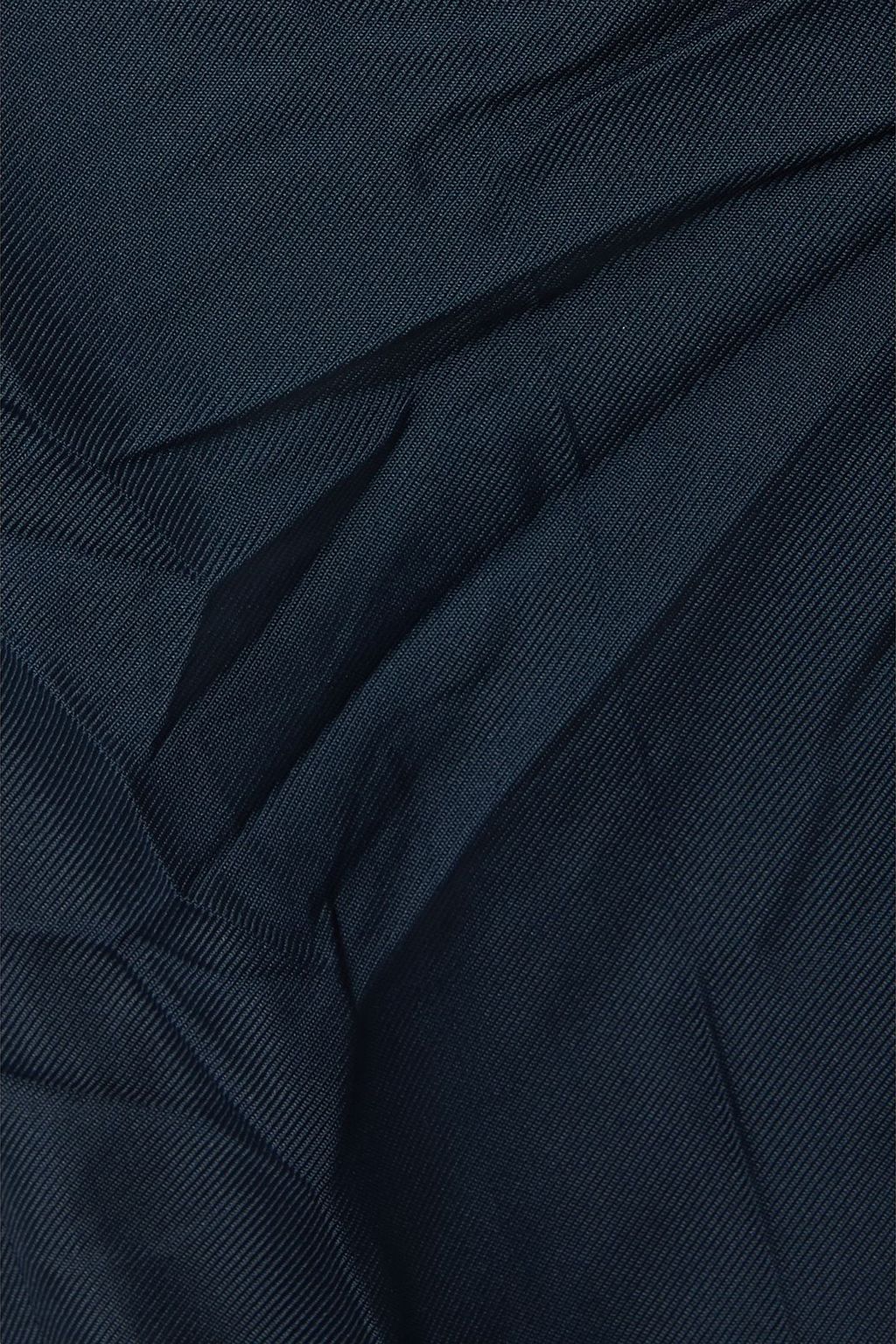BALENCIAGA Crinkled-twill slim-leg pants