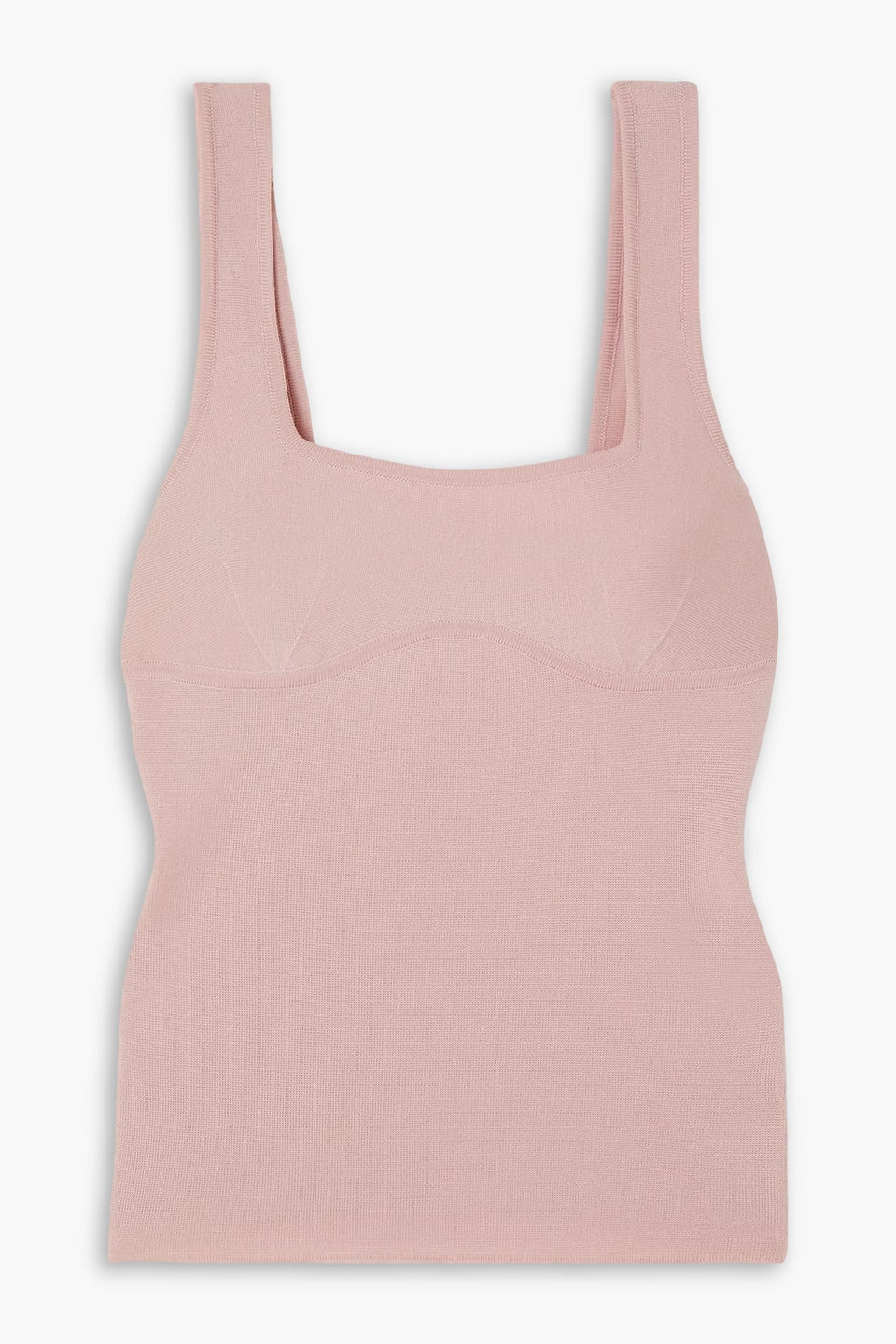 Gabriela Hearst Zayid Wool And Silk-blend Tank In Pink