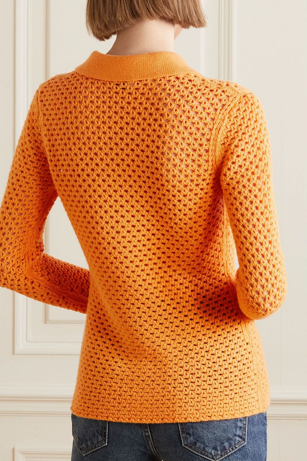 GABRIELA HEARST Bia crochet-knit wool cardigan