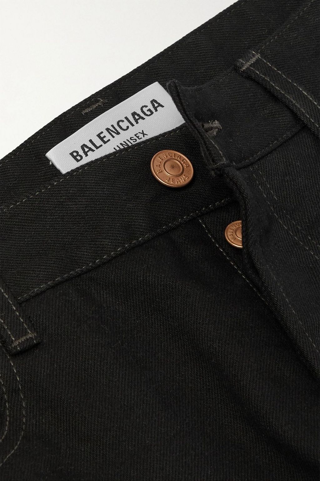BALENCIAGA High-rise straight-leg jeans