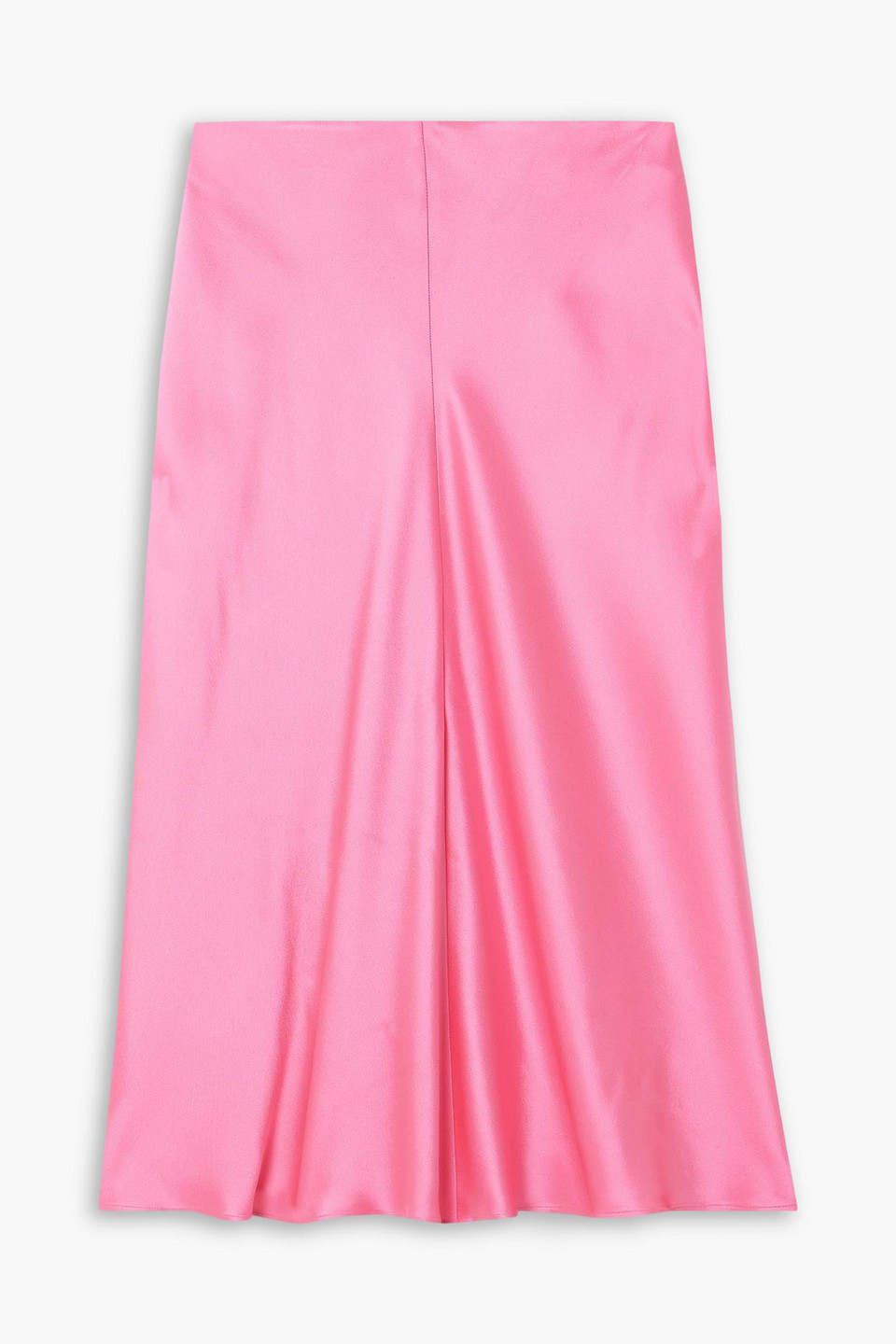 stella mccartney - paneled satin midi skirt - pink - it 36