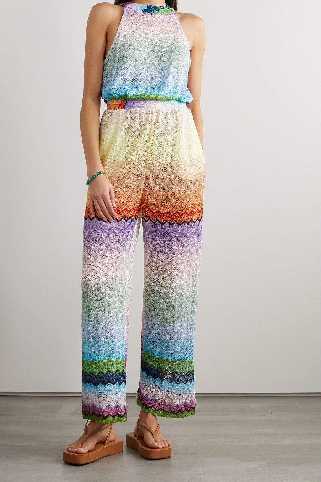 MISSONI Crochet-knit jumpsuit