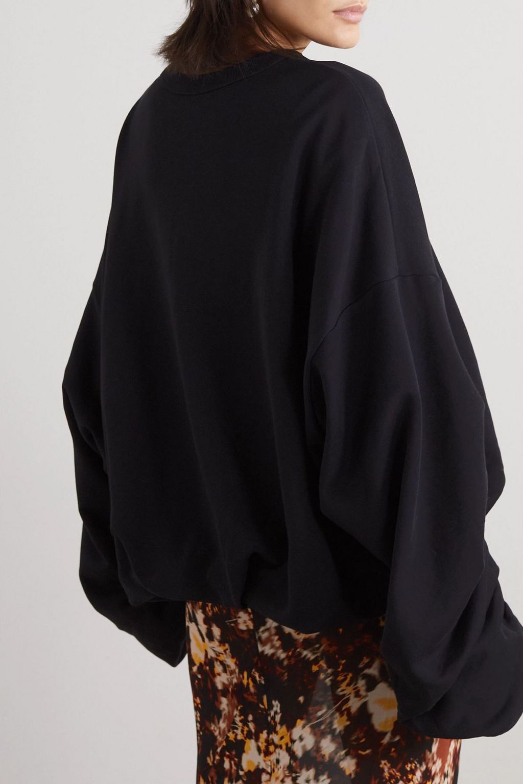 DRIES VAN NOTEN Cotton-jersey sweatshirt