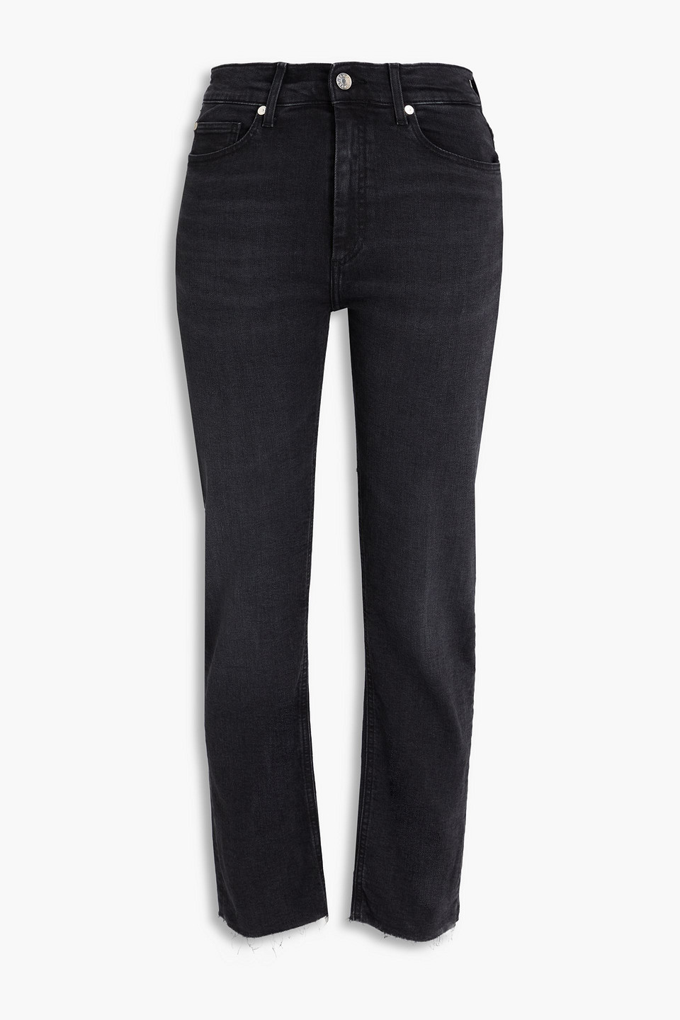 Sandro High-rise Straight-leg Jeans In Multi