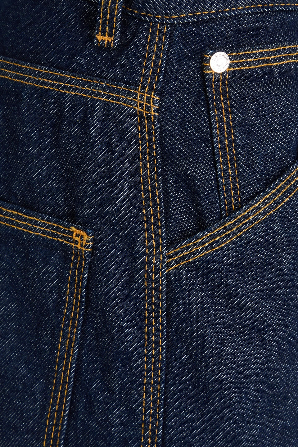 Sandro High-rise Wide-leg Jeans In Blue