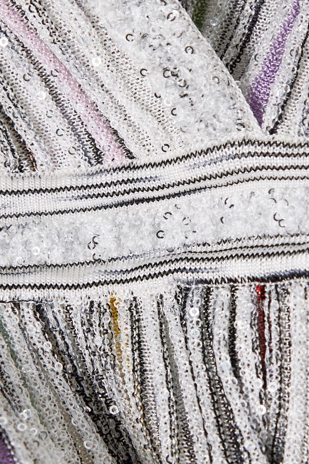 MISSONI Sequin-embellished crochet-knit maxi dress