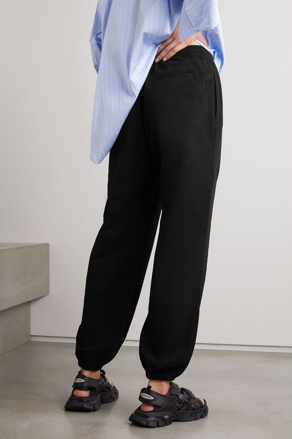 BALENCIAGA Jogginghose aus Baumwoll-Jersey mit Stickerei