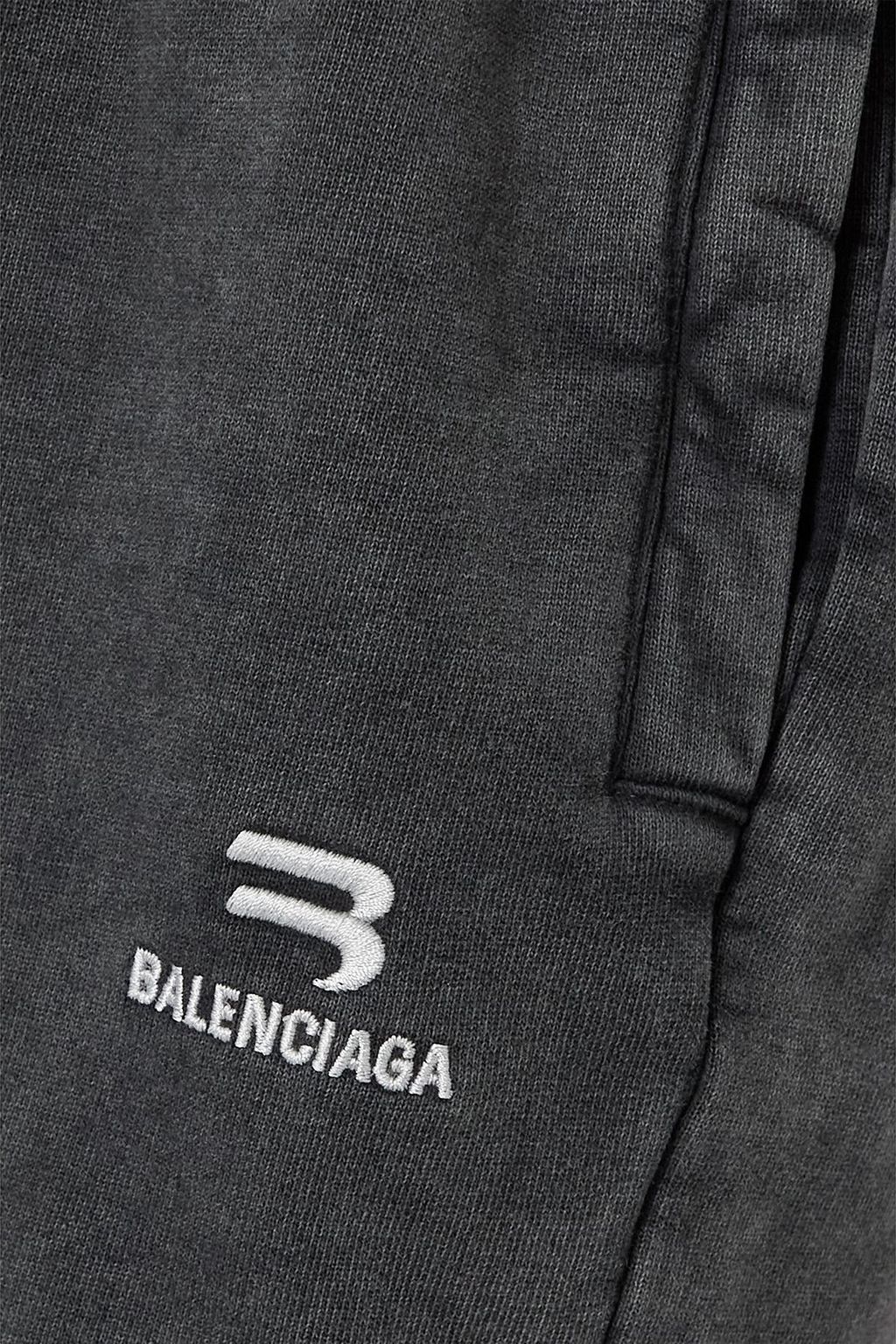 BALENCIAGA Jogginghose aus Baumwoll-Jersey mit Stickerei