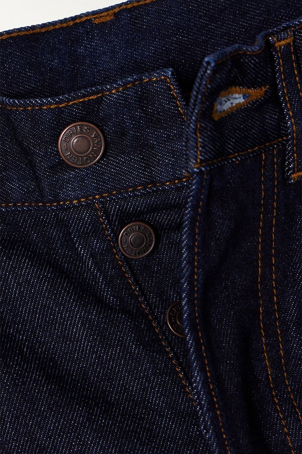 DRIES VAN NOTEN High-rise wide-leg jeans