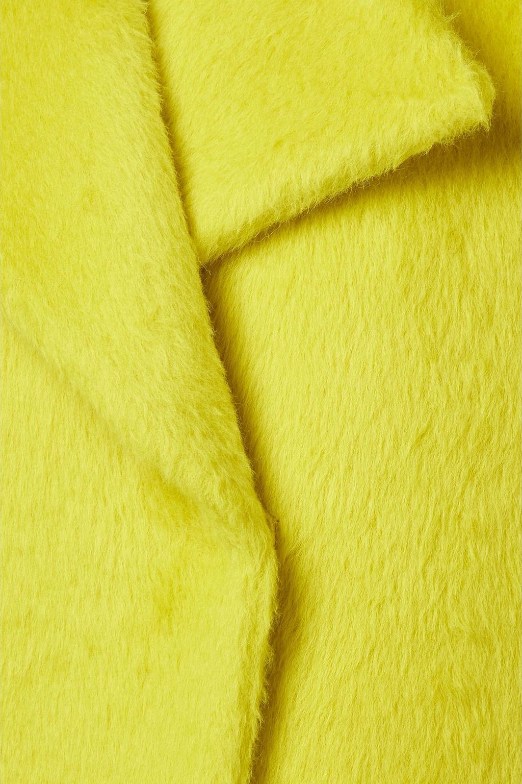 VALENTINO GARAVANI Oversized double-breasted llama and wool-blend coat