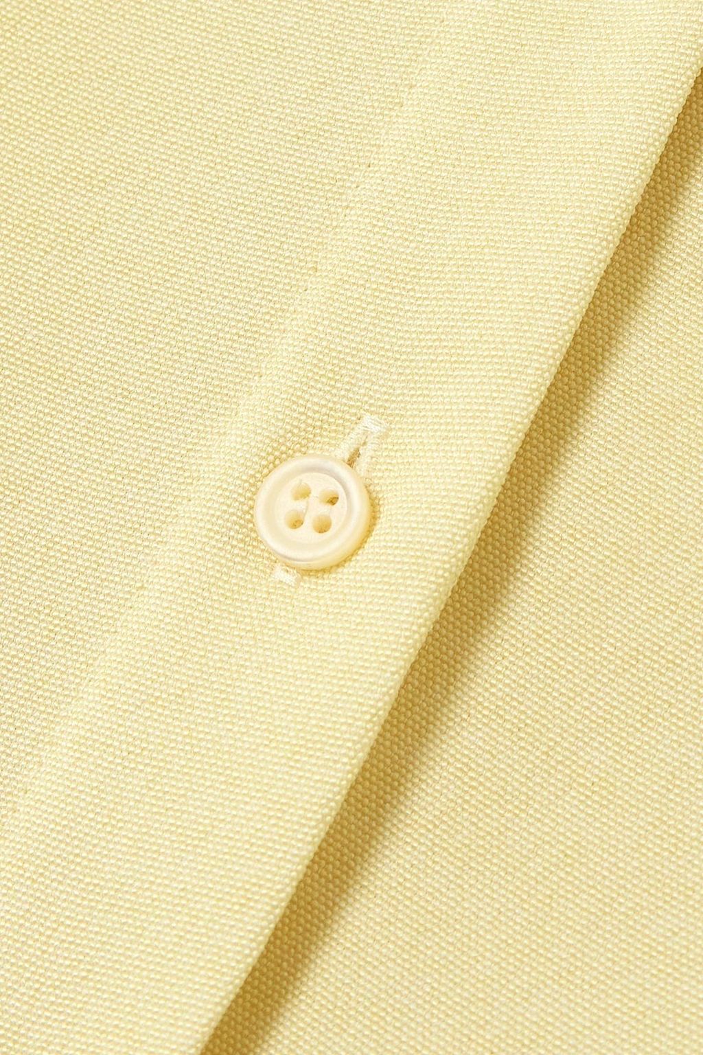 JACQUEMUS Pablo asymmetric grain de poudre shirt