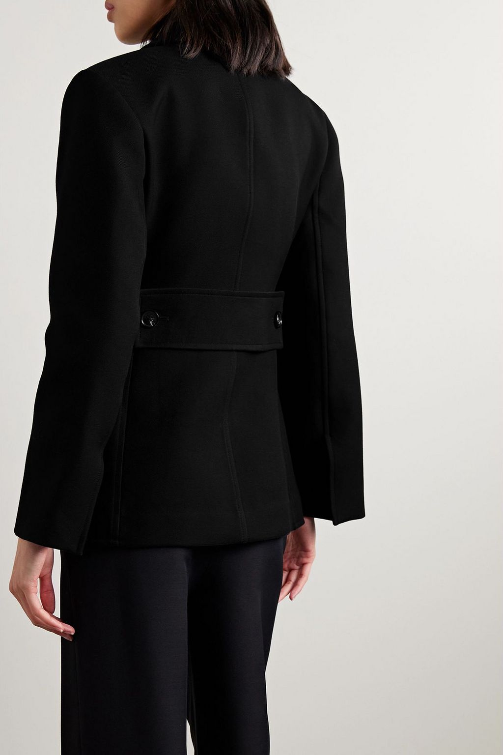 CO Double-breasted cotton-twill jacket
