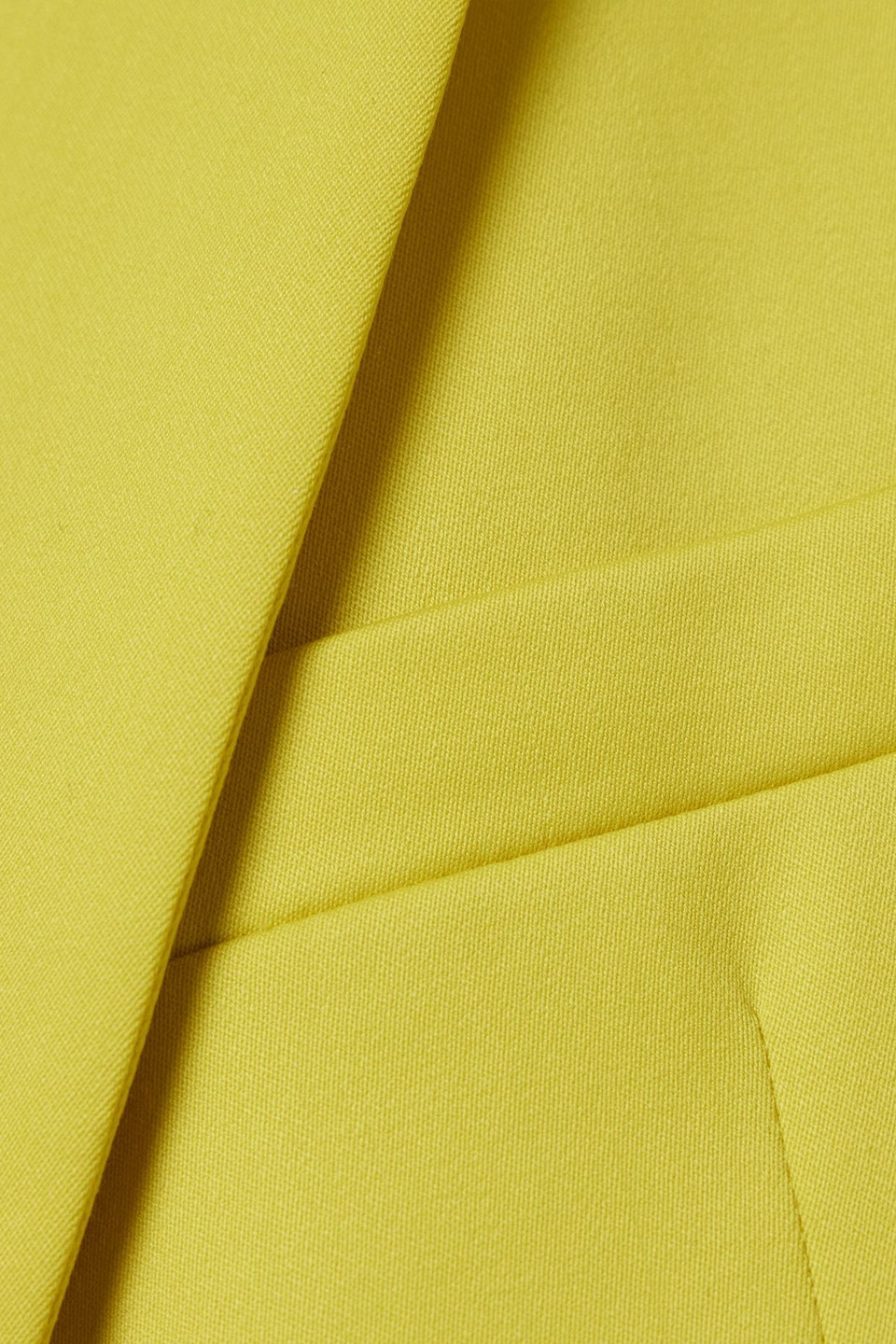 Another Tomorrow Oversized Wool-blend Blazer In Yellow