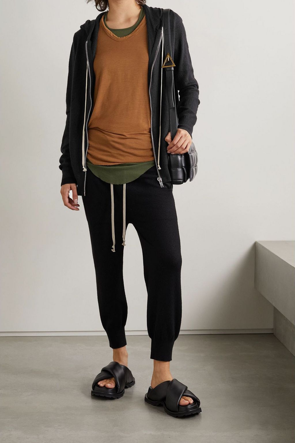 RICK OWENS Cashmere hoodie