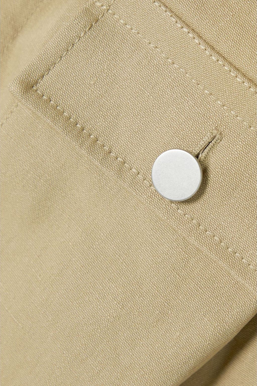 BOTTEGA VENETA Belted linen-blend jacket