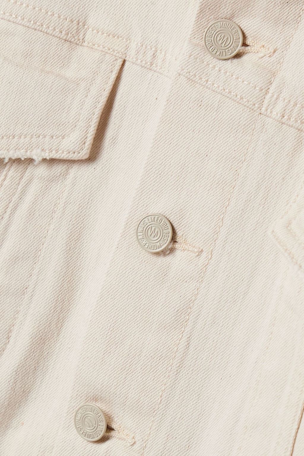 MOTHER Weste „The Drifter“ aus Denim