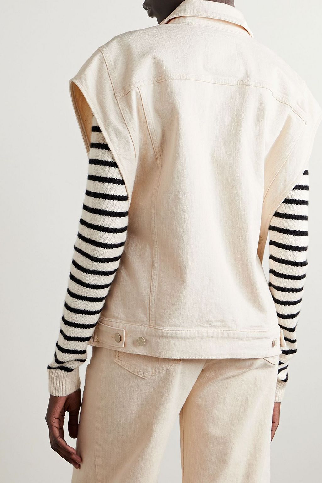 MOTHER Weste „The Drifter“ aus Denim