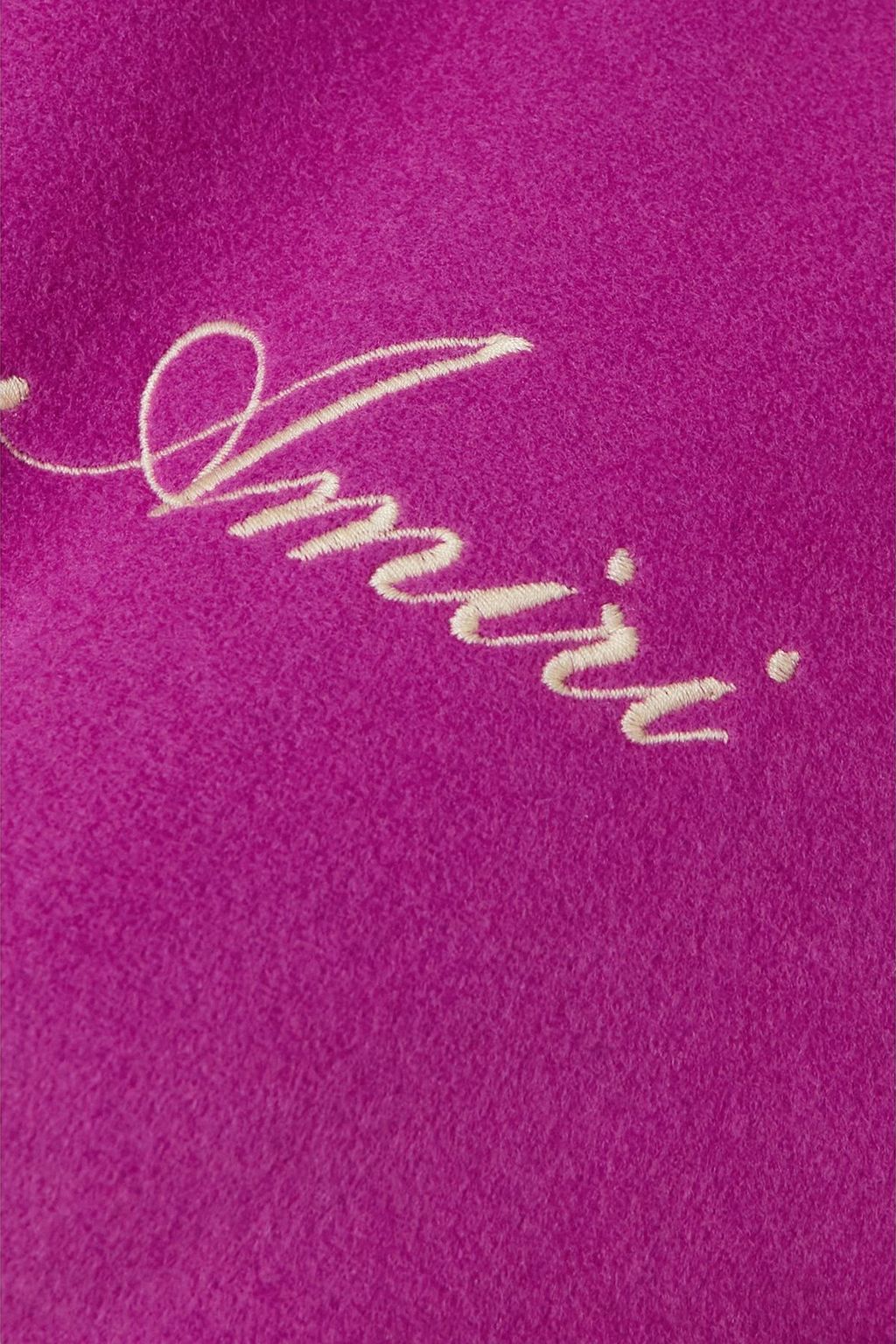 AMIRI Bones Bomberjacke aus einer Wollmischung mit Applikationen