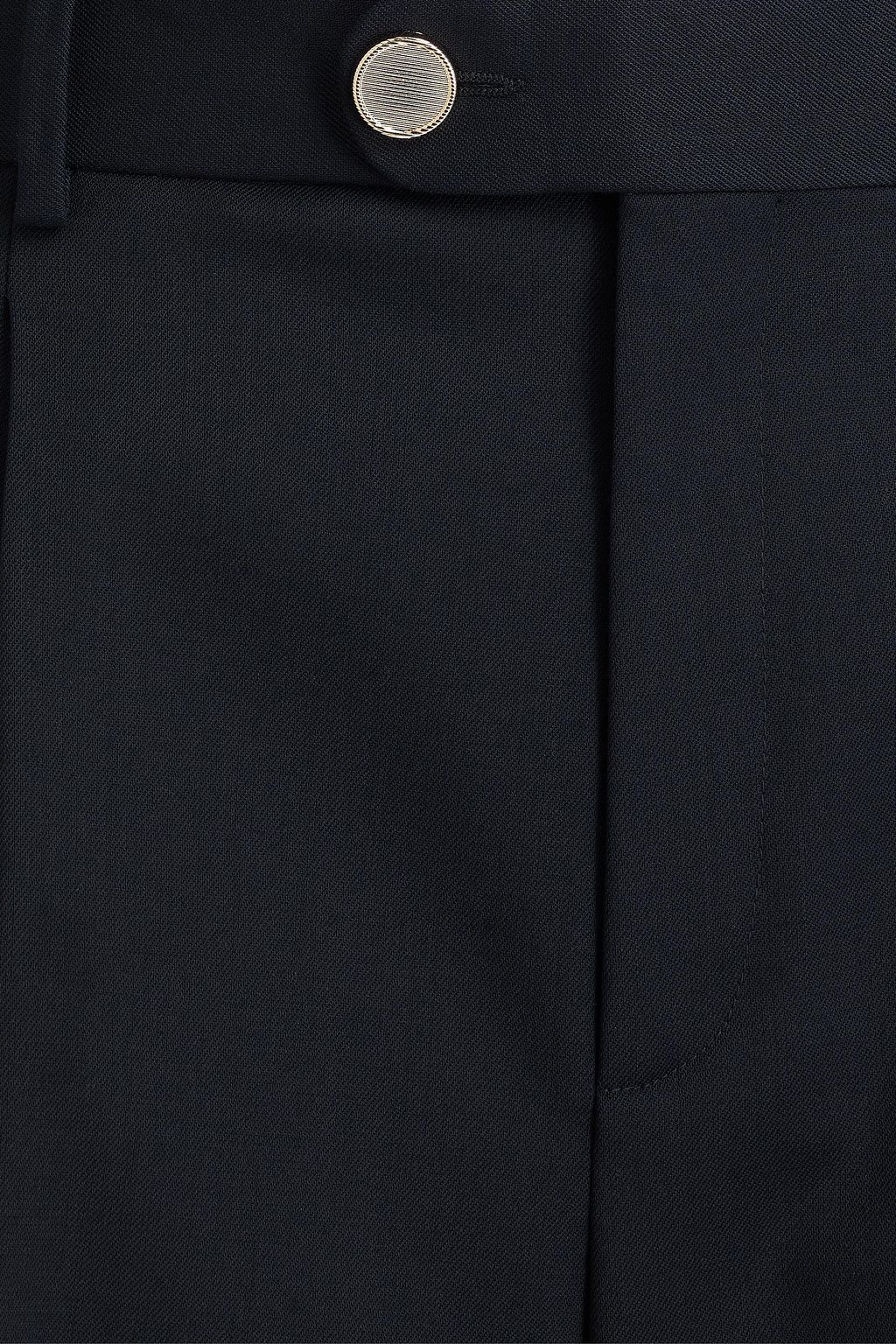 SANDRO Twill wide-leg pants