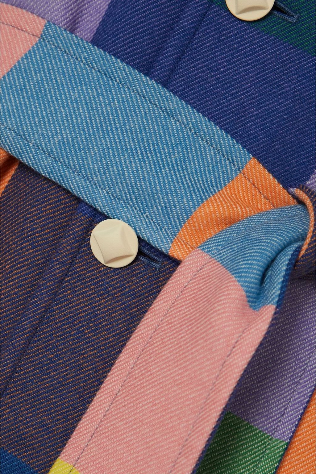 THE ELDER STATESMAN Doheny checked wool and cashmere-blend coat