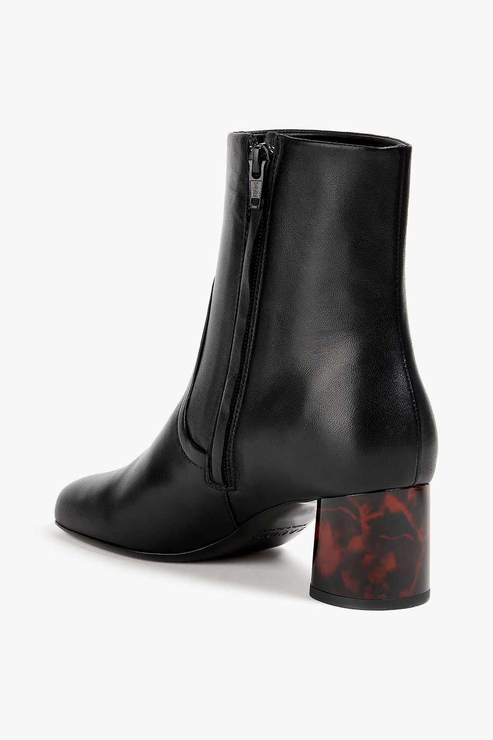  Sandro - Leather Ankle Boots - Black - Eu 36 