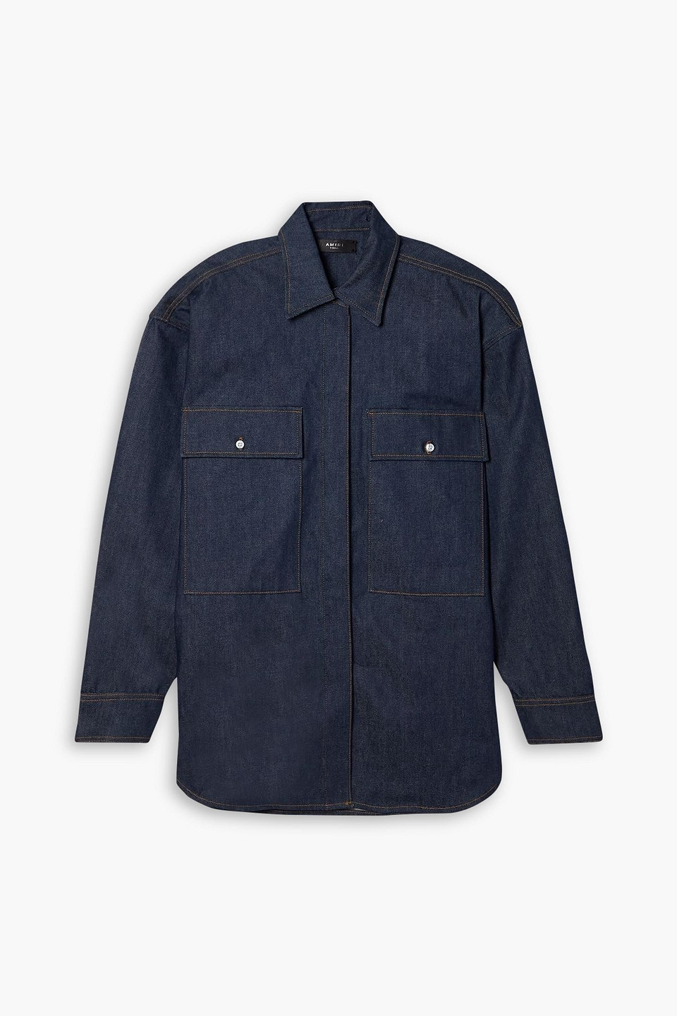 Amiri Denim Shirt In Blue