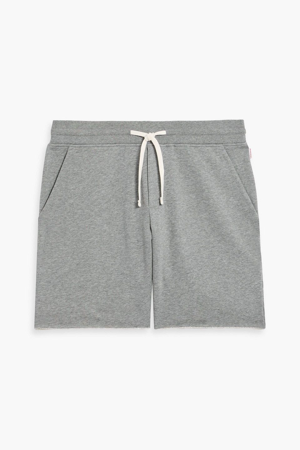 Orlebar Brown Corot French Cotton-blend Terry Drawstring Shorts In Gray