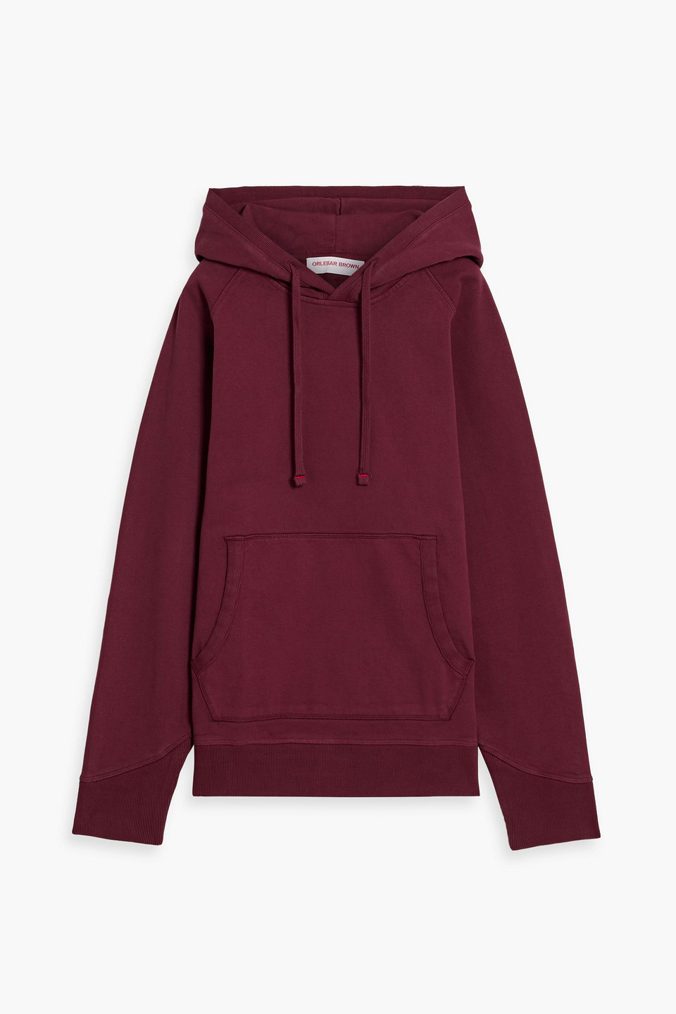 Francis French cotton-terry hoodie