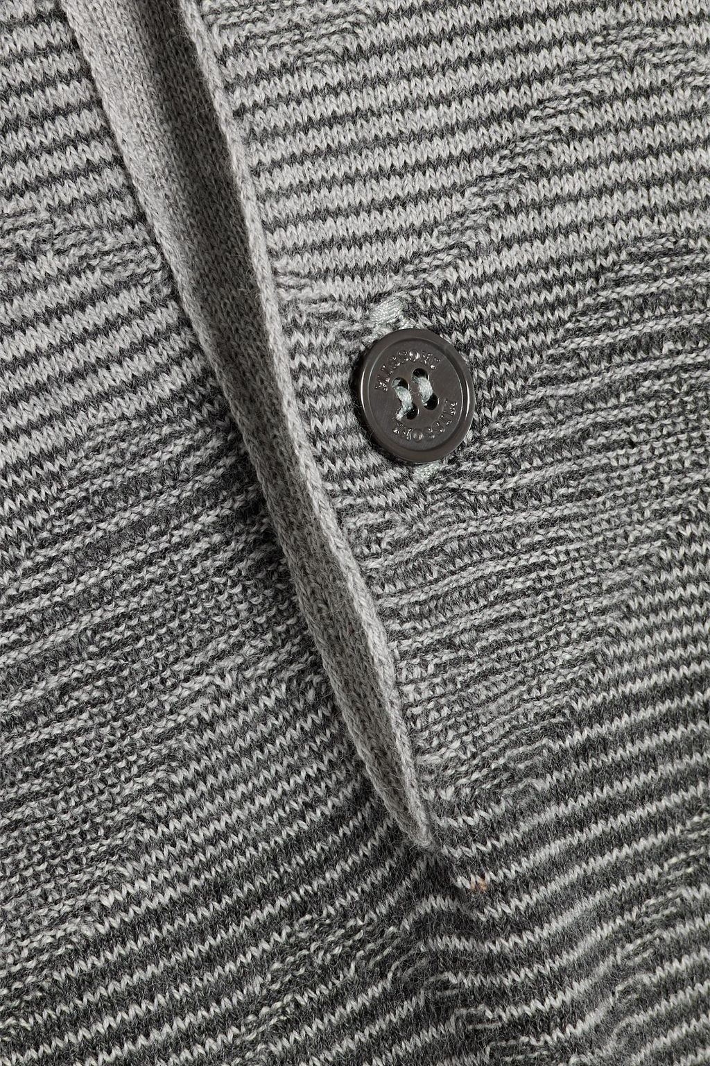 MISSONI Space-dyed jacquard-knit cotton polo shirt