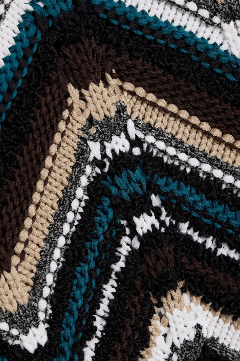Missoni Intarsia-knit Sweater In Blue