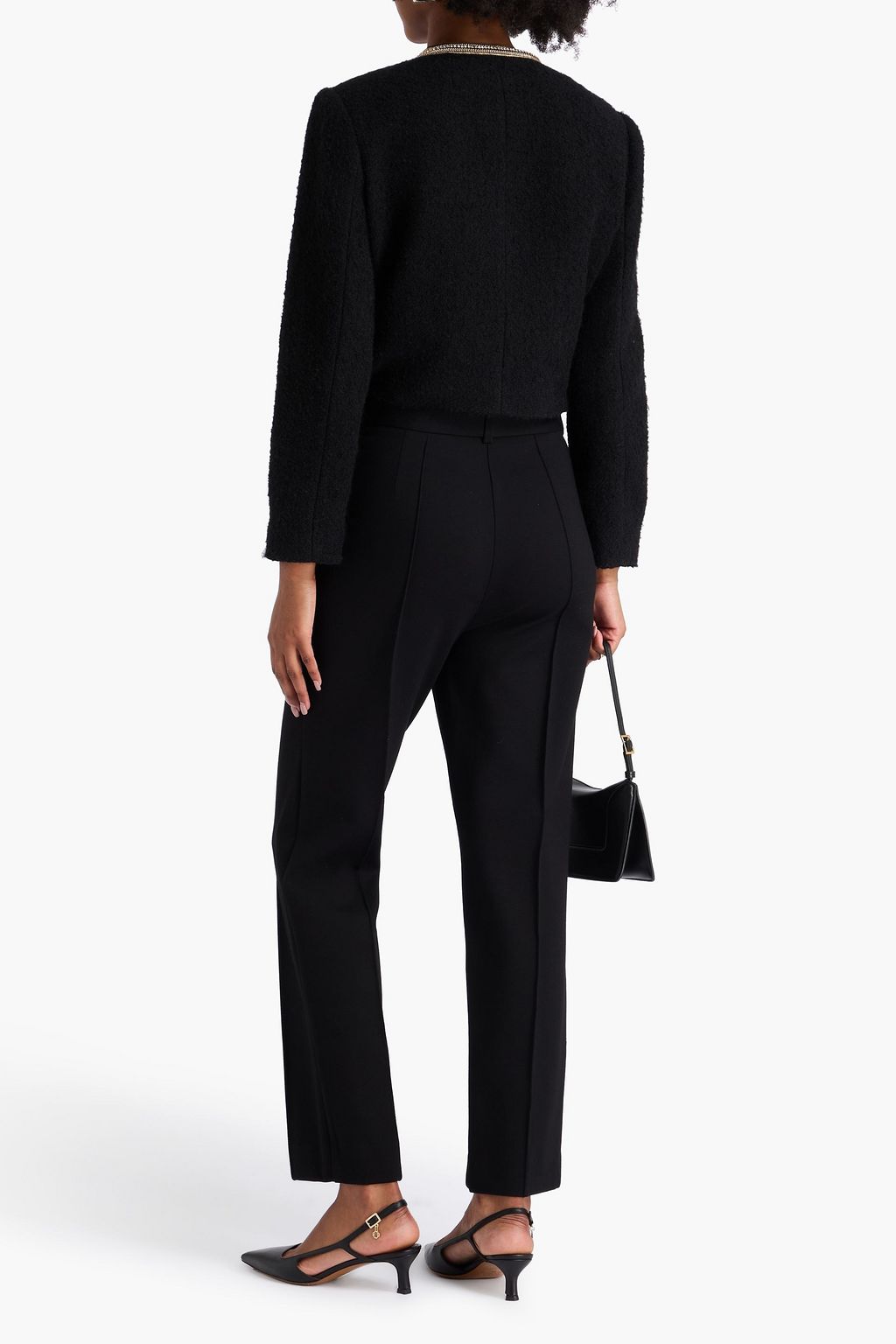 SANDRO Jersey tapered pants