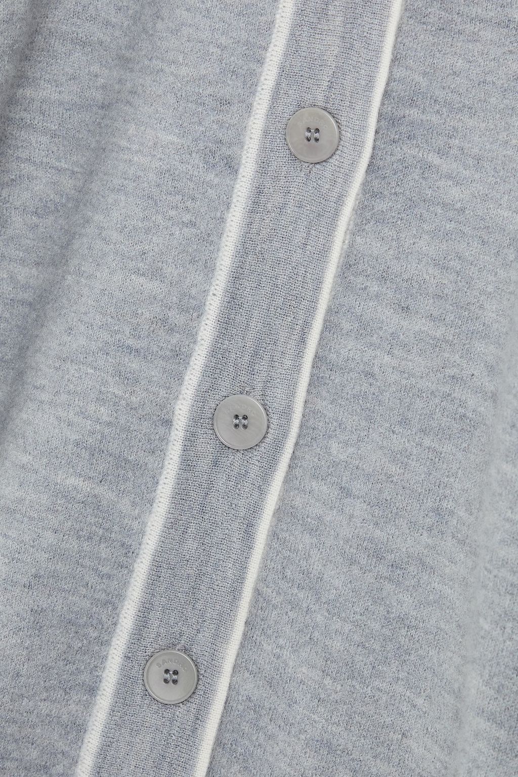 SANDRO Cropped wool cardigan