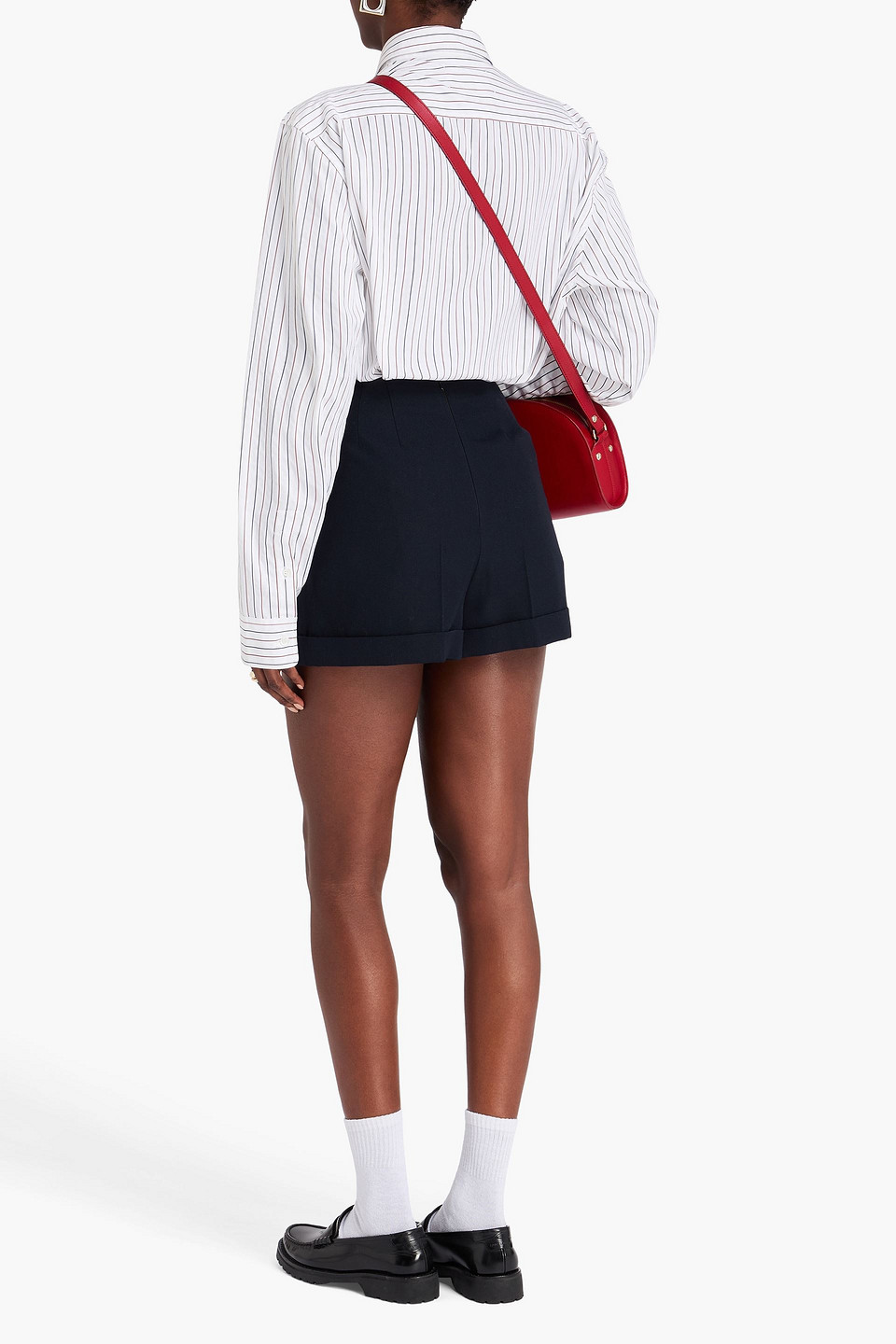  Sandro - Shorts Aus Twill - Blau - Fr 34 