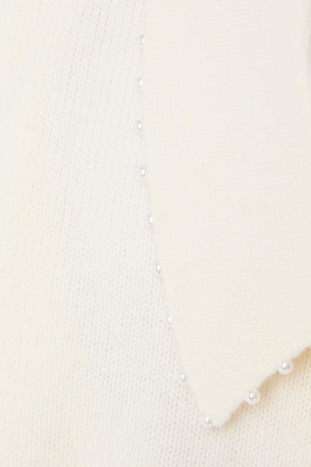 SANDRO Bead-embellished wool polo sweater