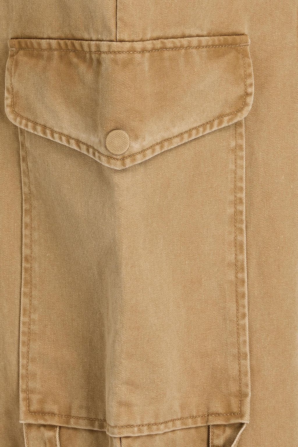 SANDRO Cotton-gabardine cargo pants
