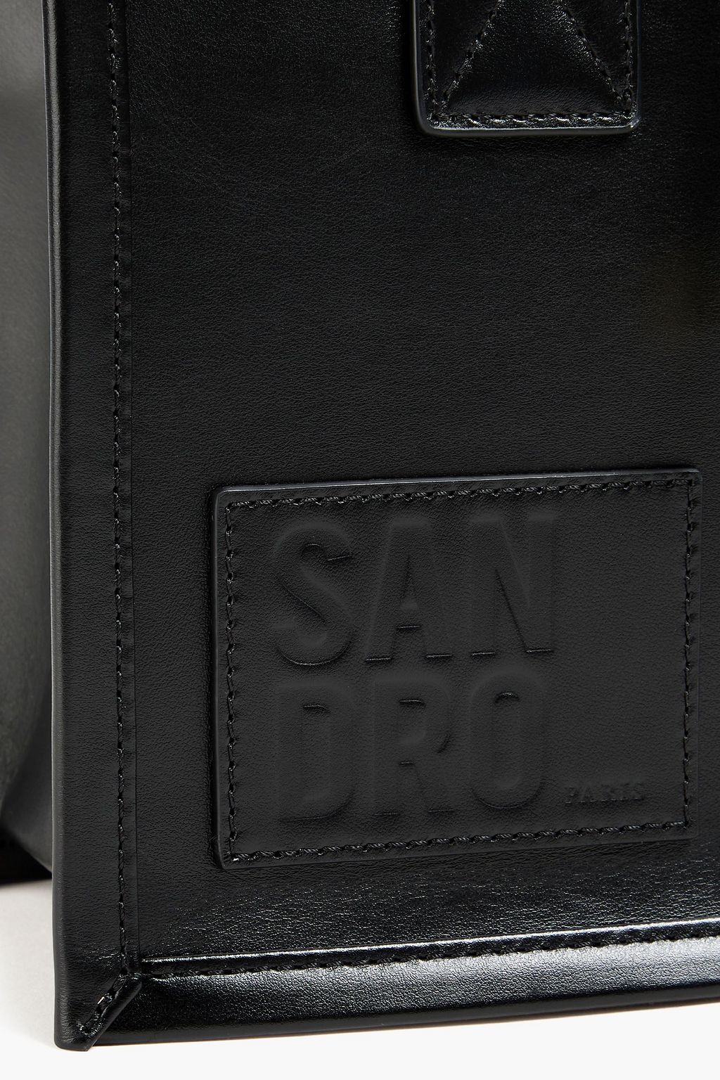 SANDRO Leather tote