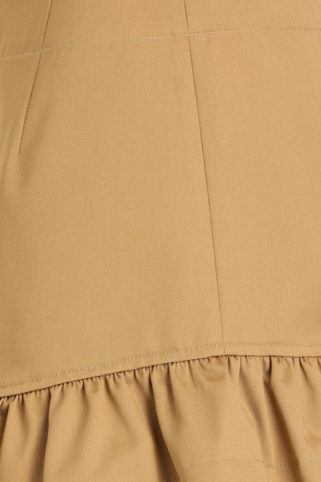 SANDRO コットンツイル ショートパンツ ラッフル付き