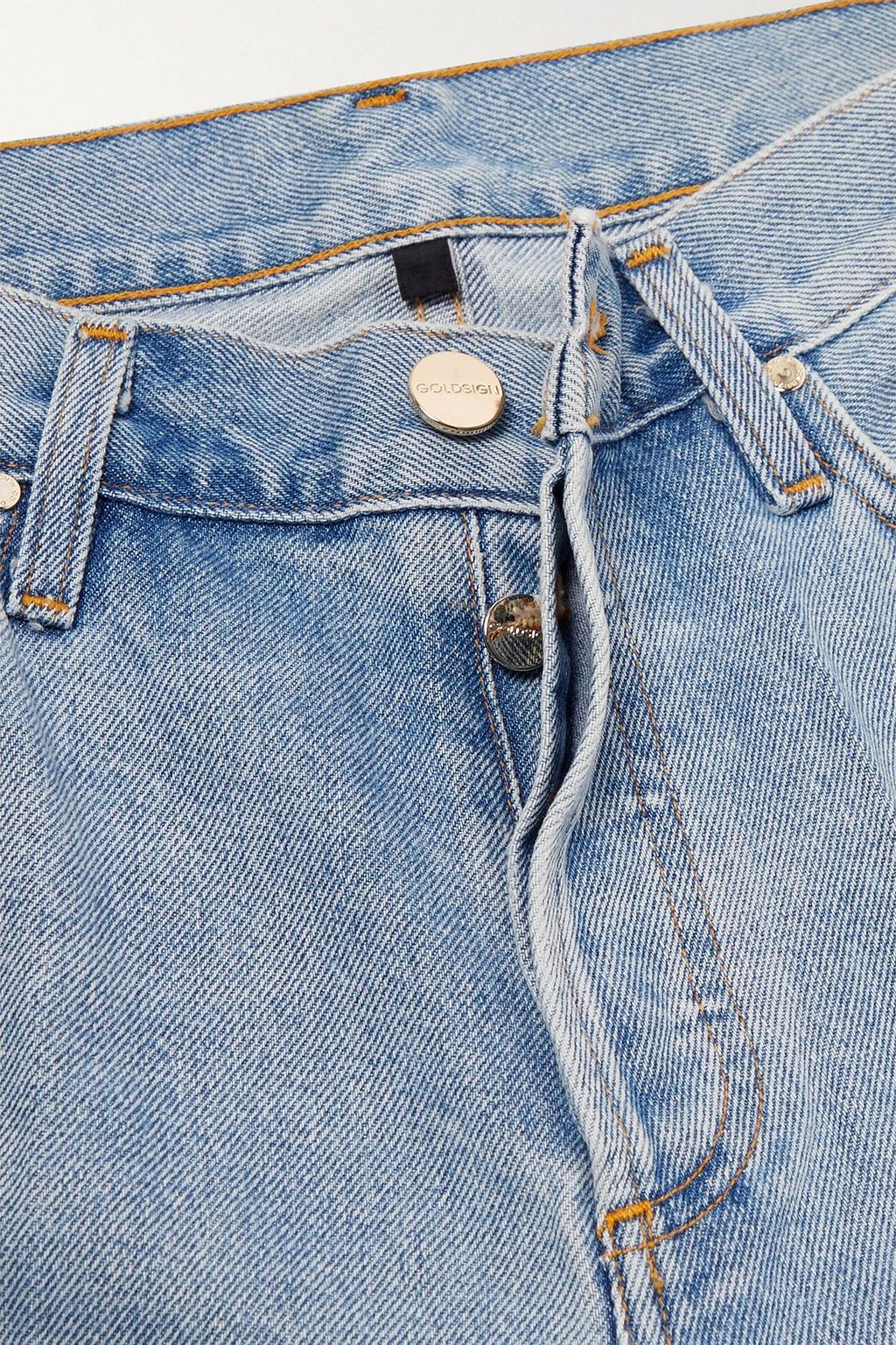 GOLDSIGN Hoch sitzende Bootcut-Jeans „The Nineties“