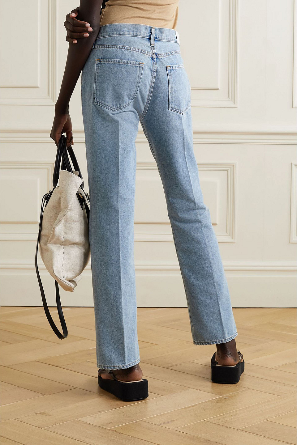  Goldsign - Hoch Sitzende Bootcut-jeans „the Nineties“ - Blau - 32 