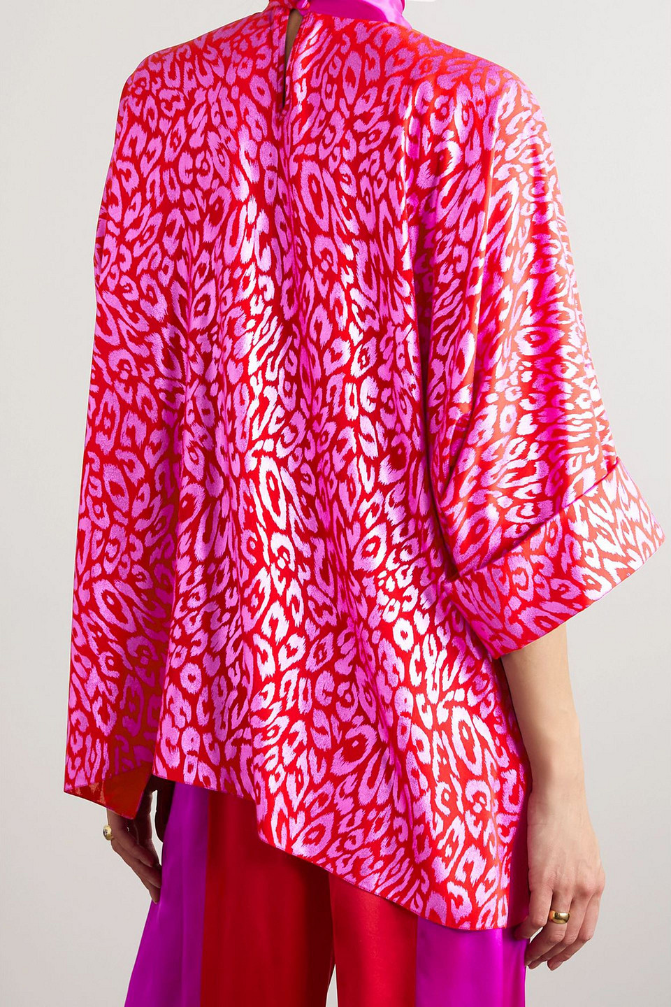  Halpern - Oberteil Aus Glänzendem Metallic-jacquard - Pink - Fr 36 