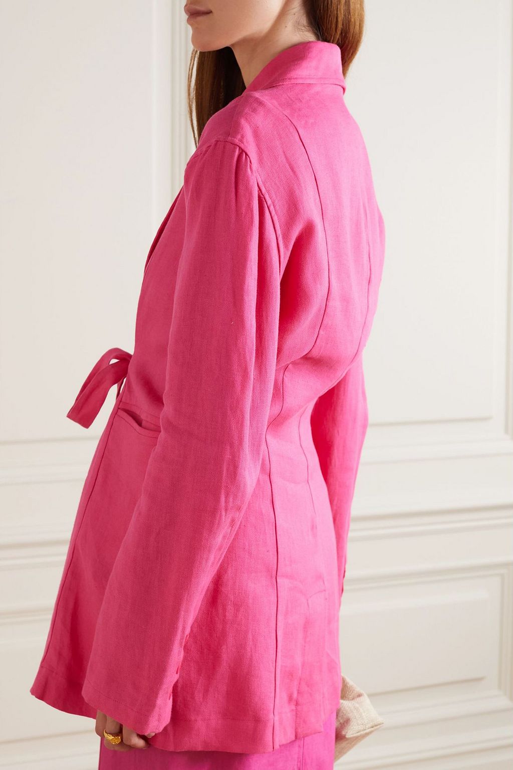 BONDI BORN Kokomo linen blazer