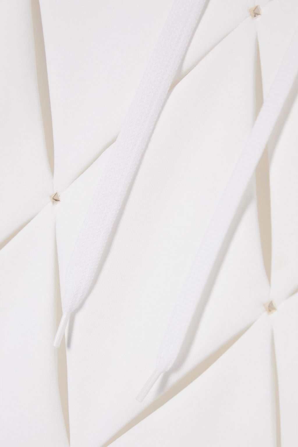 VALENTINO GARAVANI Rockstud embellished cotton-blend jersey hoodie