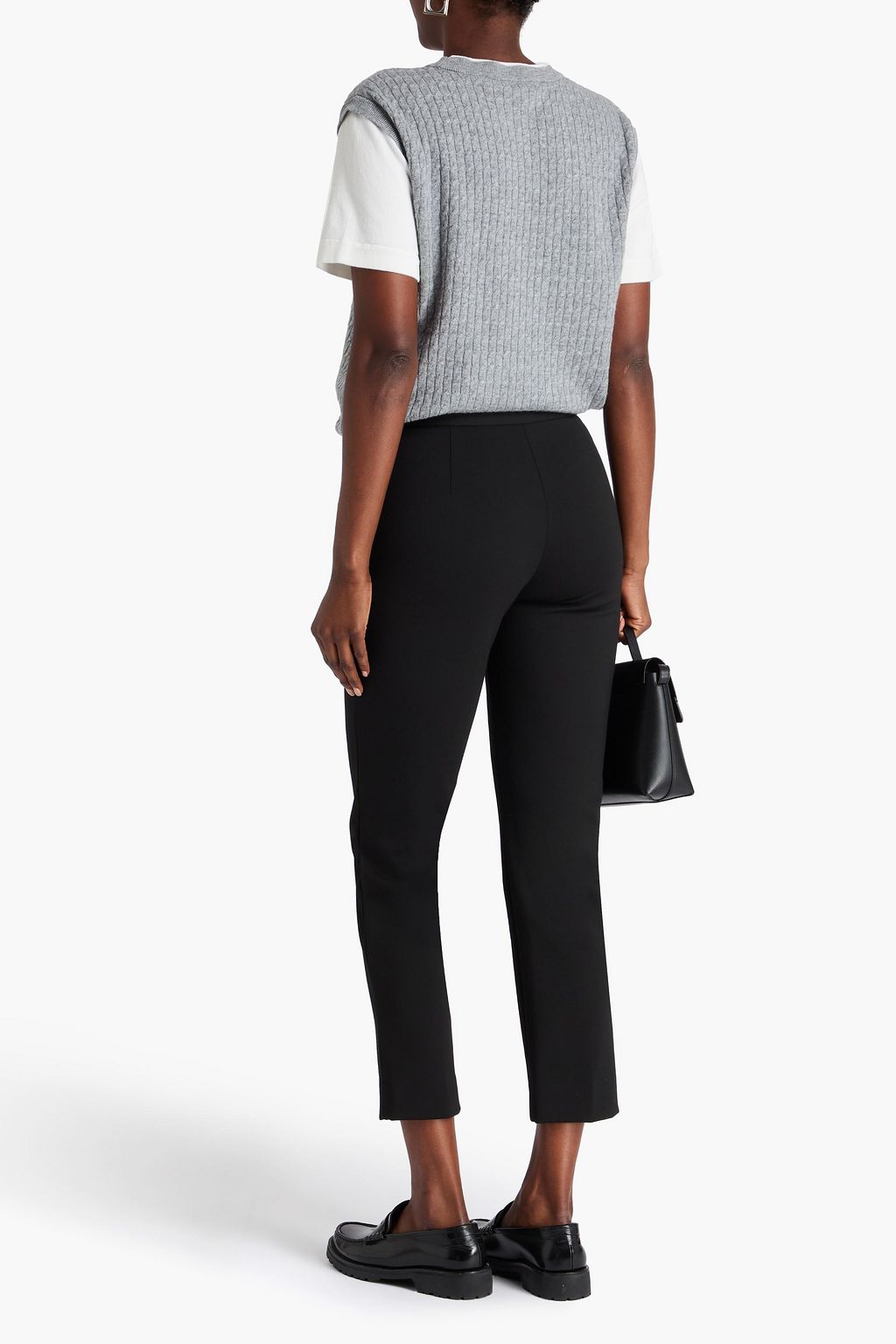 SANDRO Jersey tapered pants
