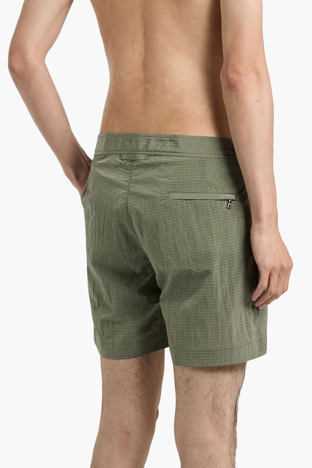 ORLEBAR BROWN リップストップ ミディアムレングス スイムショートパンツ
