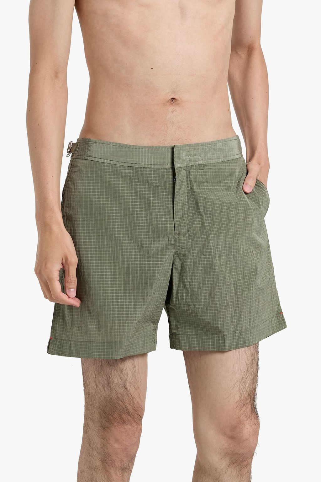 ORLEBAR BROWN リップストップ ミディアムレングス スイムショートパンツ