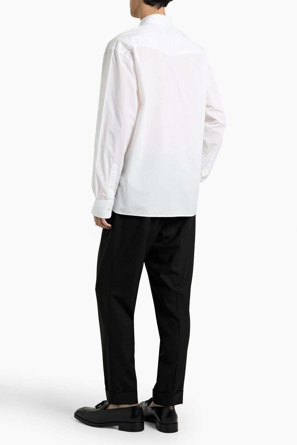OFFICINE GÉNÉRALE Cotton-poplin shirt
