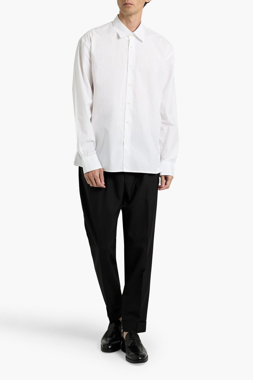 OFFICINE GÉNÉRALE Cotton-poplin shirt
