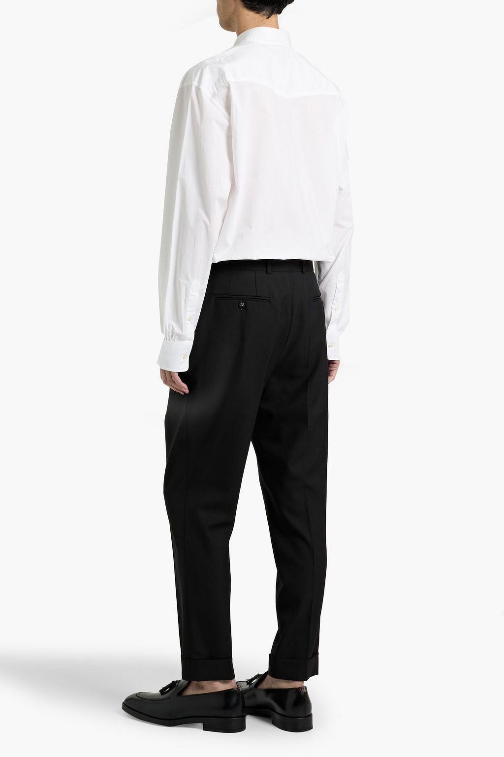 OFFICINE GÉNÉRALE Pierre tapered wool pants